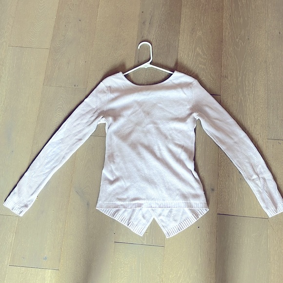 Lululemon Light Purple Ribbed Longsleeve Sweater - Picture 4 of 6